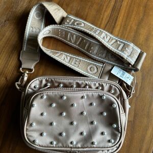 Offline by Aerie Tan Crossbody Bag NWT